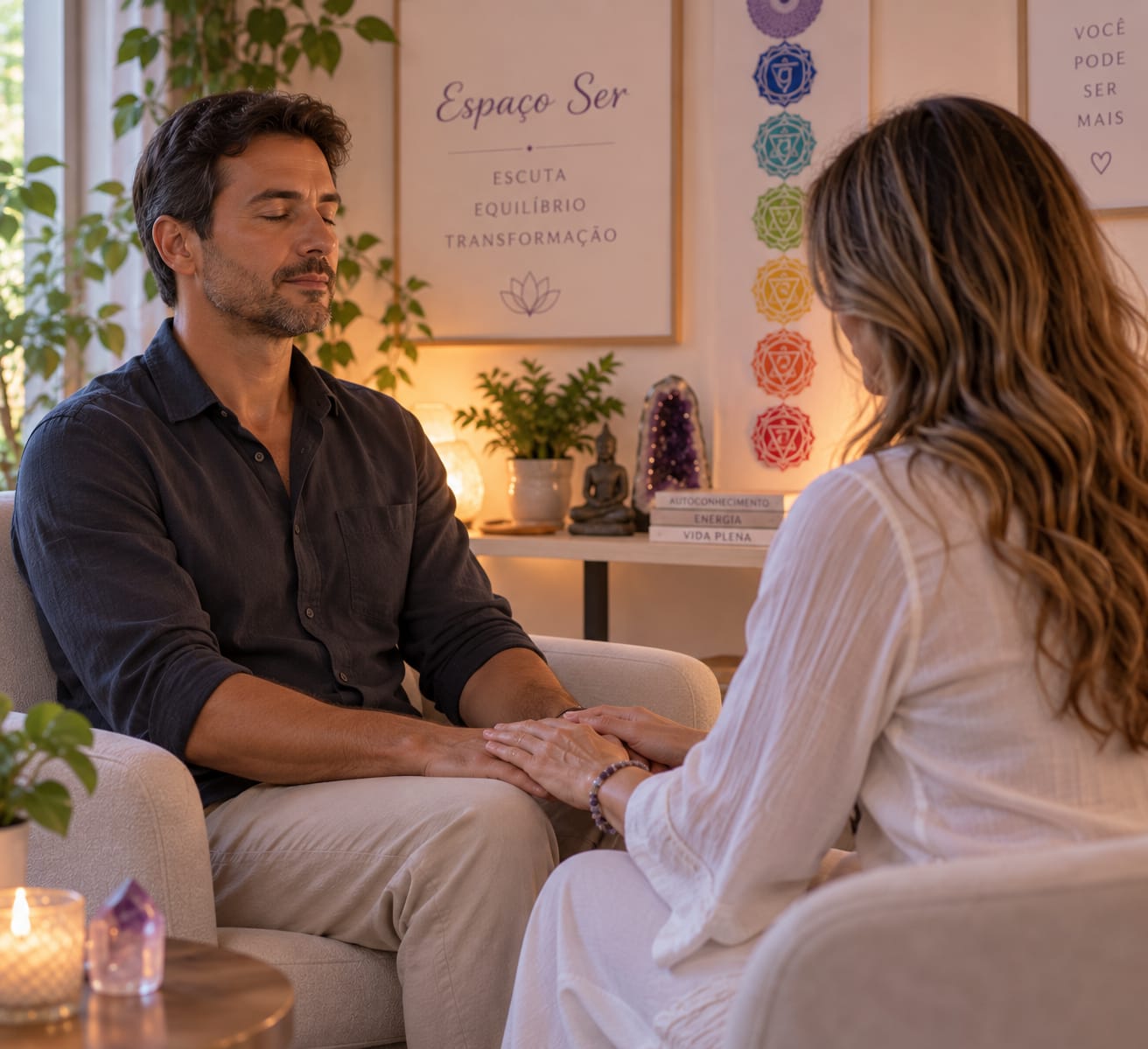 Sessão de ThetaHealing® no Espaço Ser