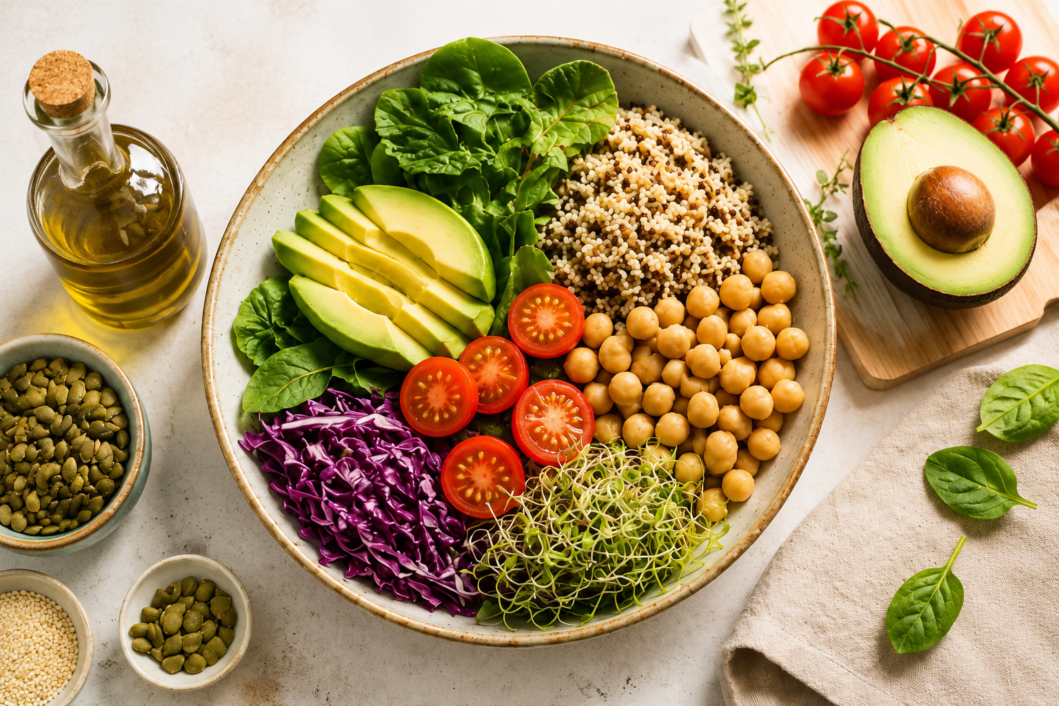 Alimentação — nutrição viva e equilibrada